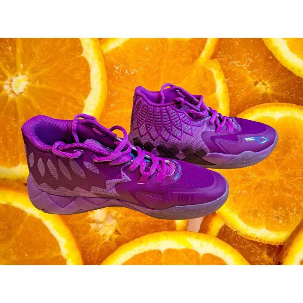 Puma M.E.L.O 1 of 1 Queens City Purple High-top‎ Sneakers Size 7.5